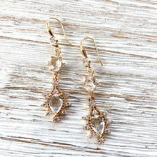 Load image into Gallery viewer, Vintage  Crystal Earrings
