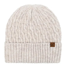 Load image into Gallery viewer, Chain Link Cable Cuff Beanie
