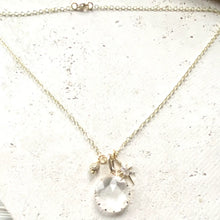 Load image into Gallery viewer, Crystal Gold Necklace
