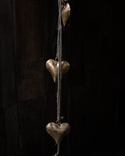 Load image into Gallery viewer, Metal Hearts On Rope
