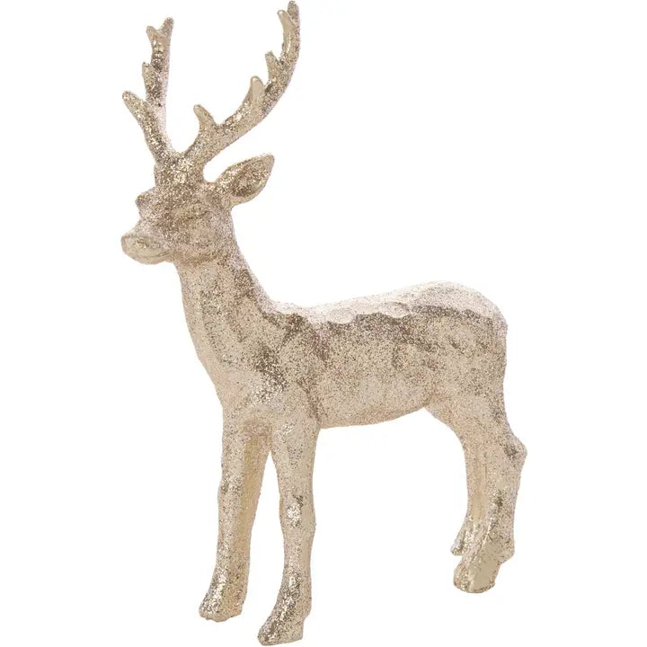 Champ Gld Glit  Tbltop Reindeer,6.75in