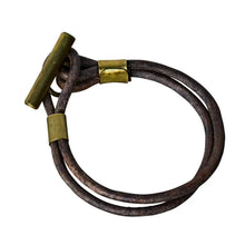 Load image into Gallery viewer, Dean Leather Toggle Bracelet
