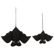 Load image into Gallery viewer, Handmade Felted Wool Bat Orn.
