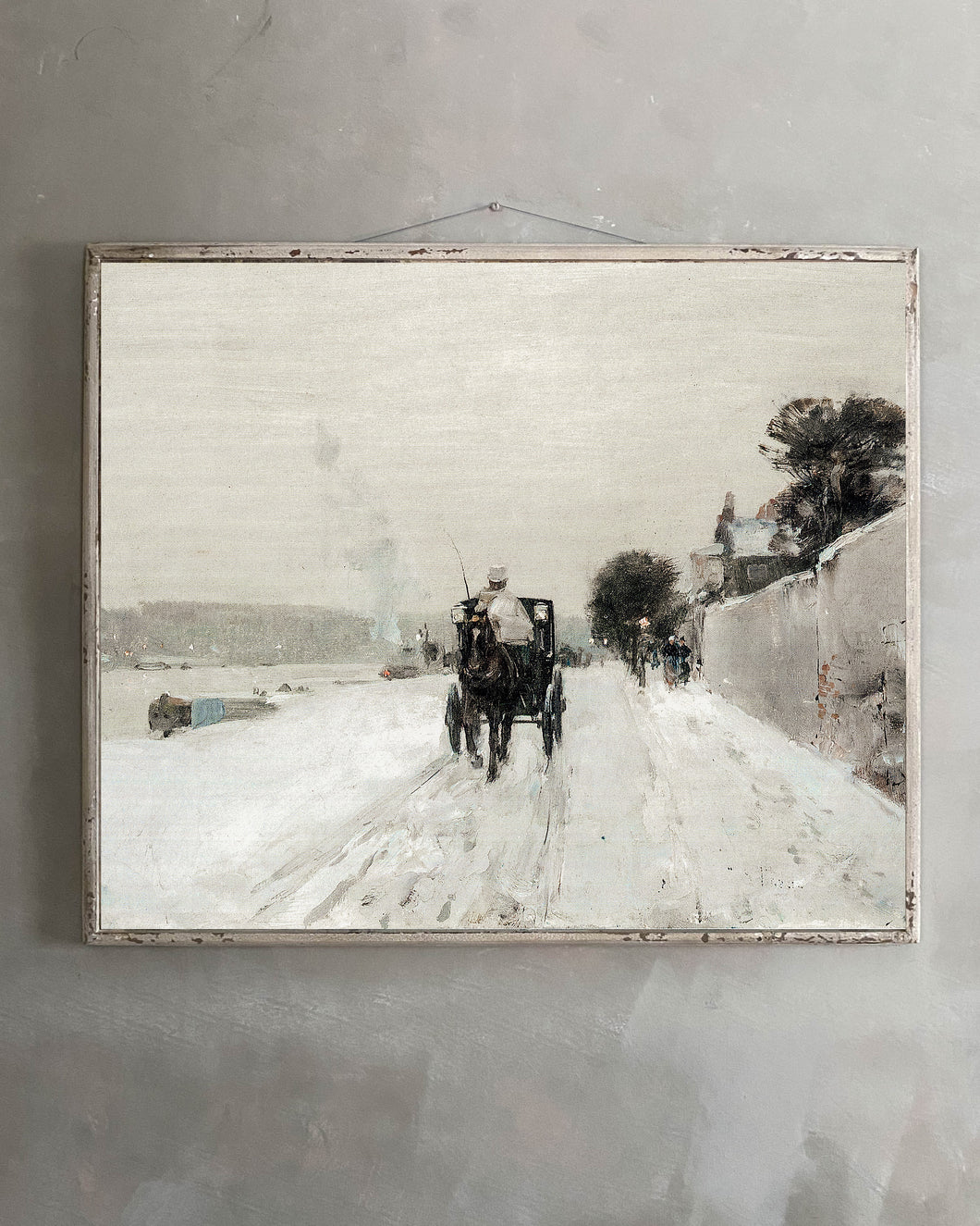 Reproduction Art Canvas (Carriage Ride)