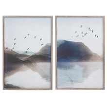 Load image into Gallery viewer, Watercolor Mountain Landscape
