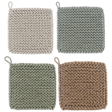 Load image into Gallery viewer, Cotton Crochet Pot Holder(Asst)

