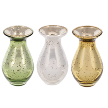Load image into Gallery viewer, Antique Mercury Glass Bud Vase

