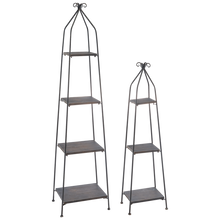 Load image into Gallery viewer, Scroll Top Plant Stand
