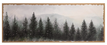 Load image into Gallery viewer, Moody Forest on Burlap Wall Decor
