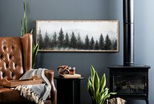 Load image into Gallery viewer, Moody Forest on Burlap Wall Decor

