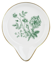 Load image into Gallery viewer, Green Botanical Spoon Rest
