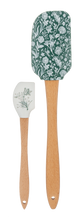 Load image into Gallery viewer, Green Botanical Spatula (2 pc. set)
