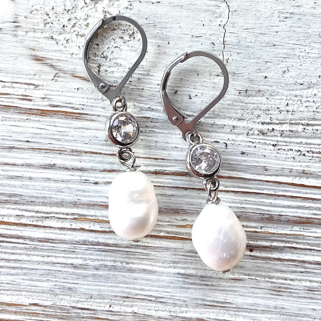 Fresh Water Pearl Earrings