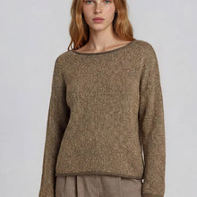 Load image into Gallery viewer, CONTRAST TRIM  KNIT SWEATER
