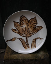 Load image into Gallery viewer, Stoneware Plate w/ Flora/Fauna
