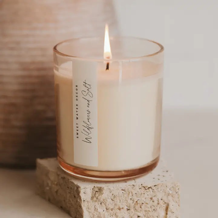 Tinted Glass 12 oz Candle