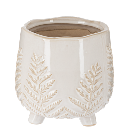 Embossed Fern Planter