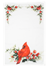 Load image into Gallery viewer, Cardinal &amp; Botanical Tea Towel
