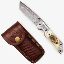 Load image into Gallery viewer, Eagle White Wolf Folding Knife
