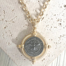 Load image into Gallery viewer, Bee Coin Necklace
