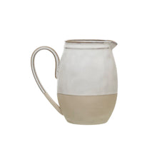 Load image into Gallery viewer, Stoneware Pitcher with Glaze
