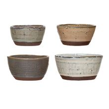 Load image into Gallery viewer, Stoneware Bowls W/ Reactive Glaze Set of 4
