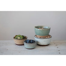 Load image into Gallery viewer, Stoneware Bowls W/ Reactive Glaze Set of 4
