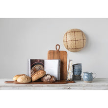 Load image into Gallery viewer, Floral Hand-Painted Stoneware Pitcher
