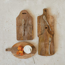 Load image into Gallery viewer, Cheese/Cutting Board w/ Knife,
