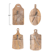 Load image into Gallery viewer, Cheese/Cutting Board w/ Knife,

