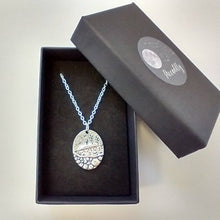 Load image into Gallery viewer, Silver Coastal Scene Necklace,
