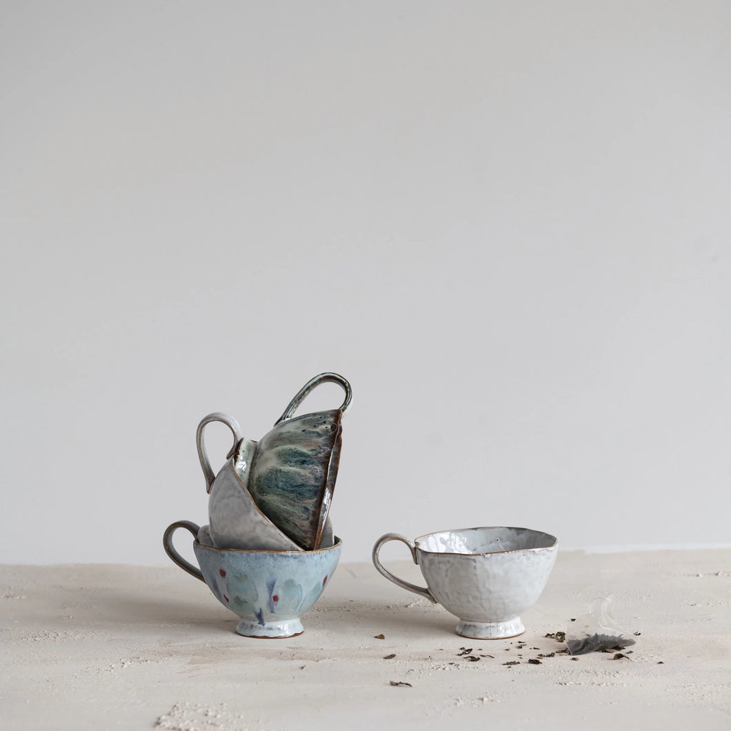 14 oz. Stoneware Footed Mug