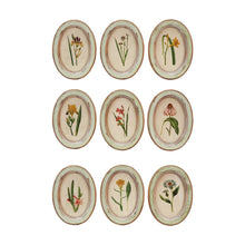 Load image into Gallery viewer, Wood Framed Glass Wall Décor W/ Flower
