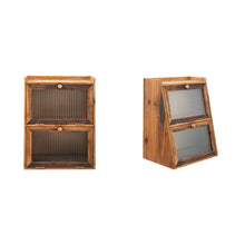 Load image into Gallery viewer, Wall Cabinet W/Fluted Glass Doors
