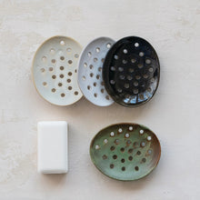 Load image into Gallery viewer, Stoneware Soap Dish
