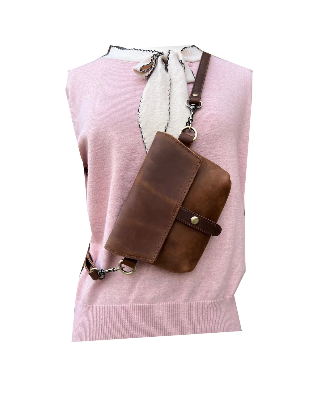 Crazy Horse  Leather Crossbody