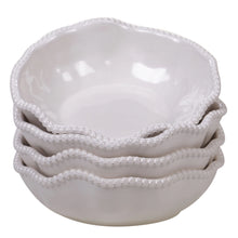 Load image into Gallery viewer, Perlette Cream Melamine  Bowl 7.5 in X 2 in
