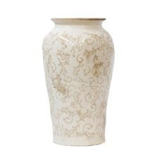 Load image into Gallery viewer, Ceramic Vase With Floral Design
