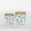 Load image into Gallery viewer, Glazed Ceramic Flower Pot
