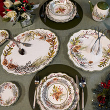 Load image into Gallery viewer, Winters Forest Xmas Hw Melm Oval Platter
