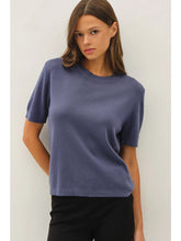 Load image into Gallery viewer, Blue Slate Cashmere Blended  Sweater
