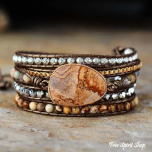 Load image into Gallery viewer, Earthy Jasper Bead  Bracelet
