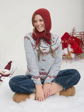 Load image into Gallery viewer, Faire Isle Toggle Button Knit Cardigan
