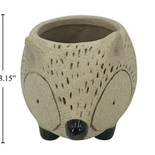 Load image into Gallery viewer, Hedgehog Ceramic Planter
