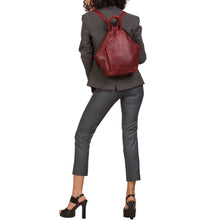 Load image into Gallery viewer, Zoe Leather Rucksack Backpack
