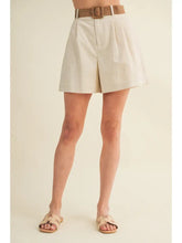 Load image into Gallery viewer, Woven Belt High Rise  Shorts
