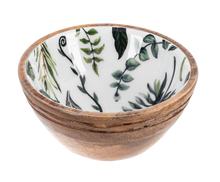 Load image into Gallery viewer, Wood Botanical Mini Bowls
