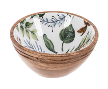 Load image into Gallery viewer, Wood Botanical Mini Bowls
