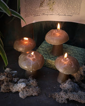 Load image into Gallery viewer, Unscented Mushroom Shaped Candles

