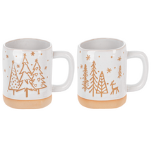 Load image into Gallery viewer, Winter Tree Mugs
